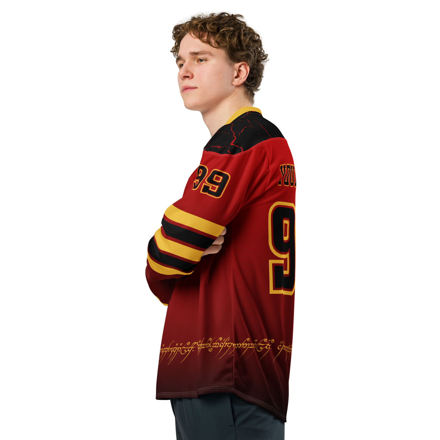 Mordor hockey fan jersey