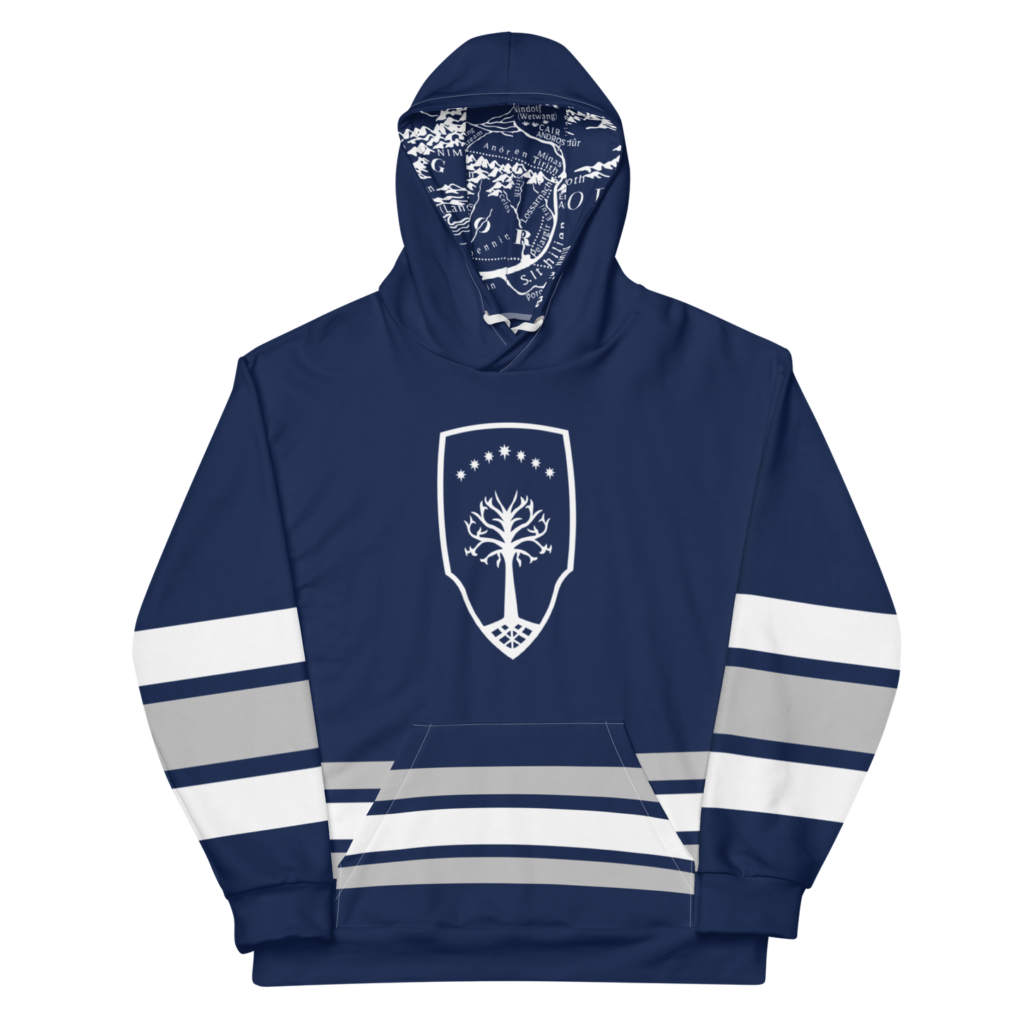 "Kingdom of Gondor" All-Over Print Hoodie