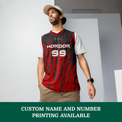 Camiseta de baloncesto de Mordor