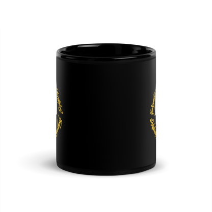 Dark Lord Sauron Black Glossy Mug (White Edition)