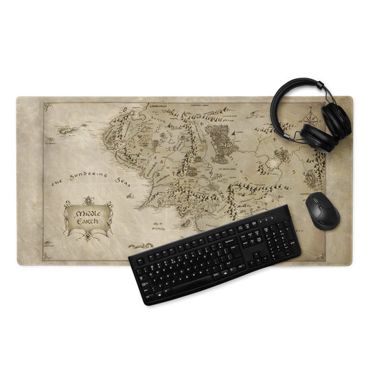 Lord of the Rings Map Gaming Mousepad - Middle-earth Journey