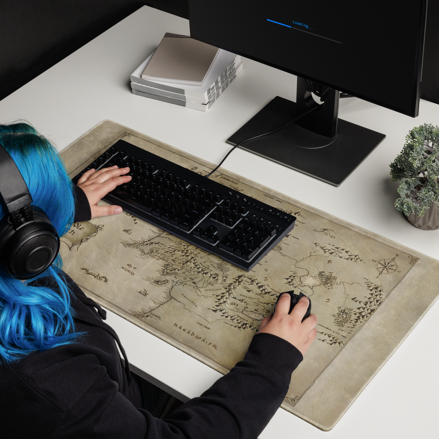 Lord of the Rings Map Gaming Mousepad - Middle-earth Journey