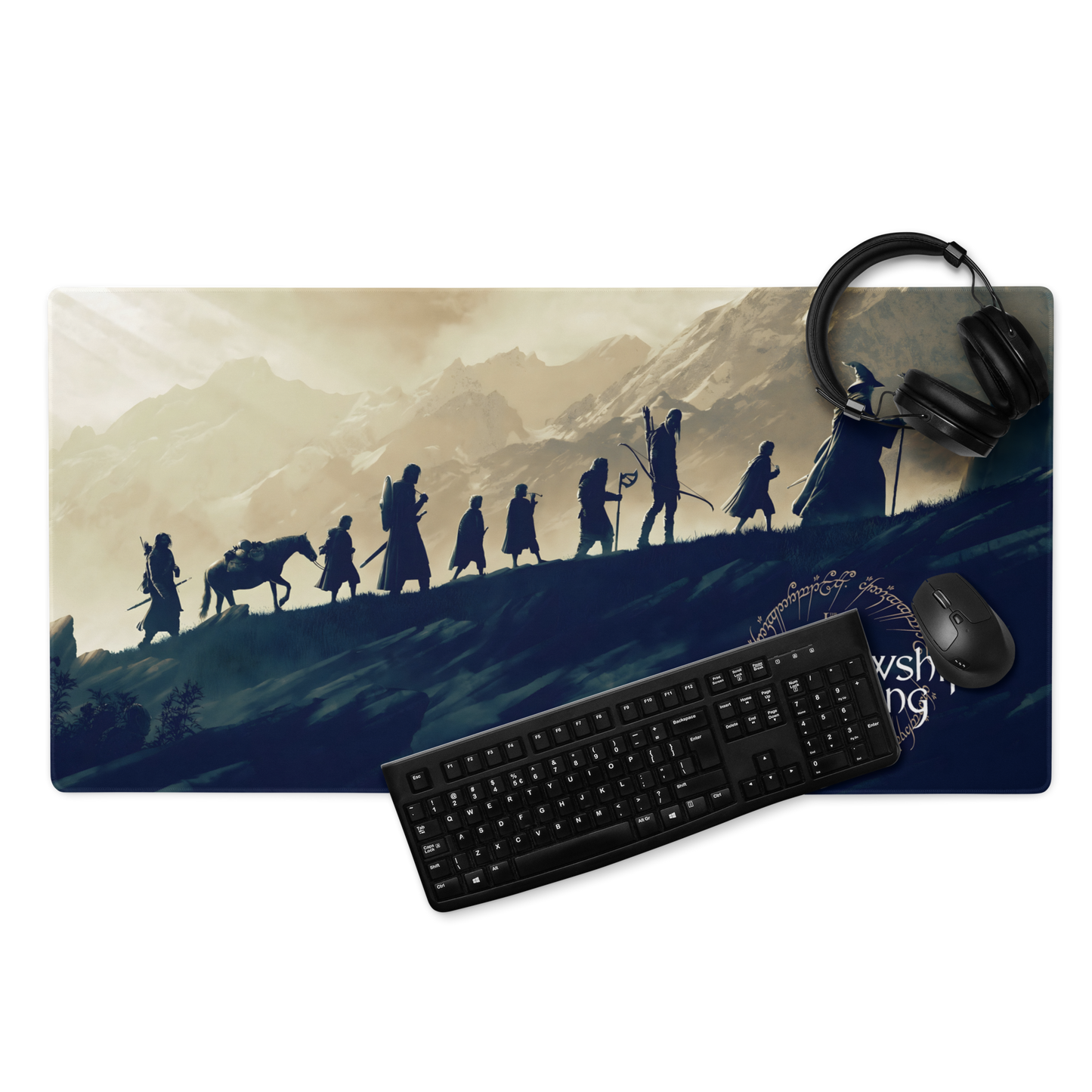 Fellowship of the Ring Gaming Mousepad (Light Edition)