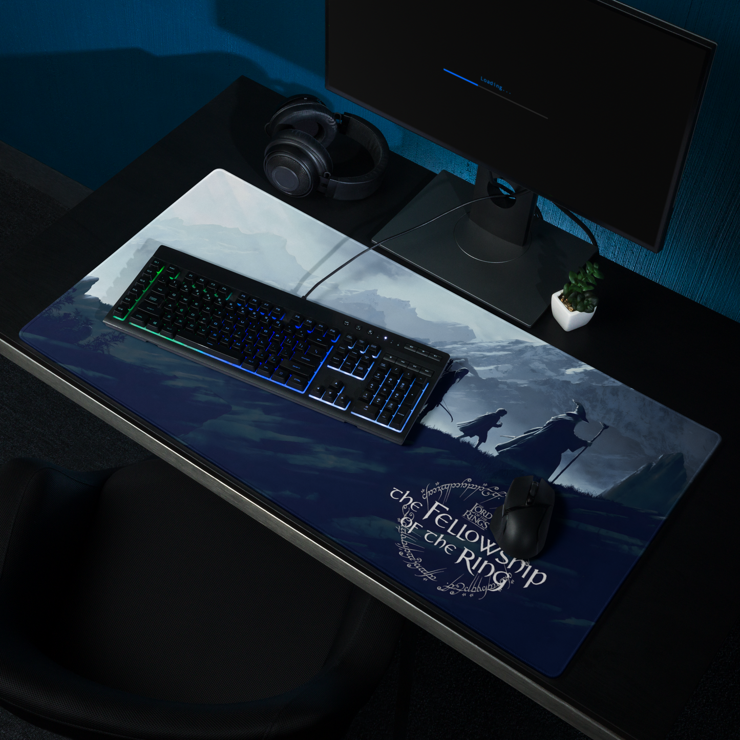 Fellowship of the Ring Gaming Mousepad (Dark Edition)