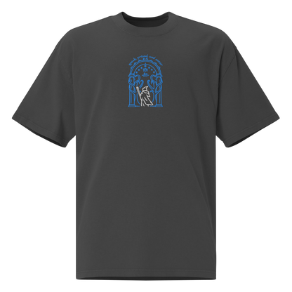 "Doors Of Durin" Oversized faded t-shirt