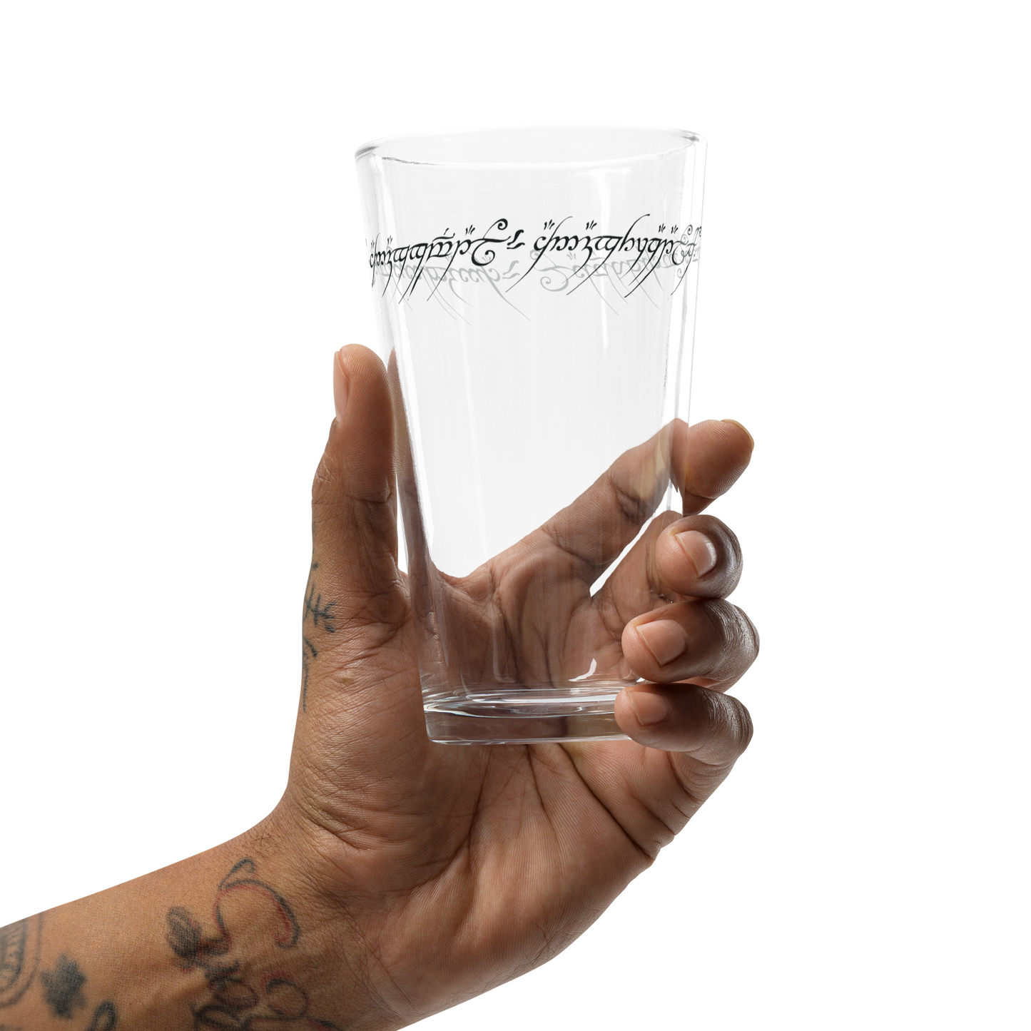 One Ring Inscription Pint Glass