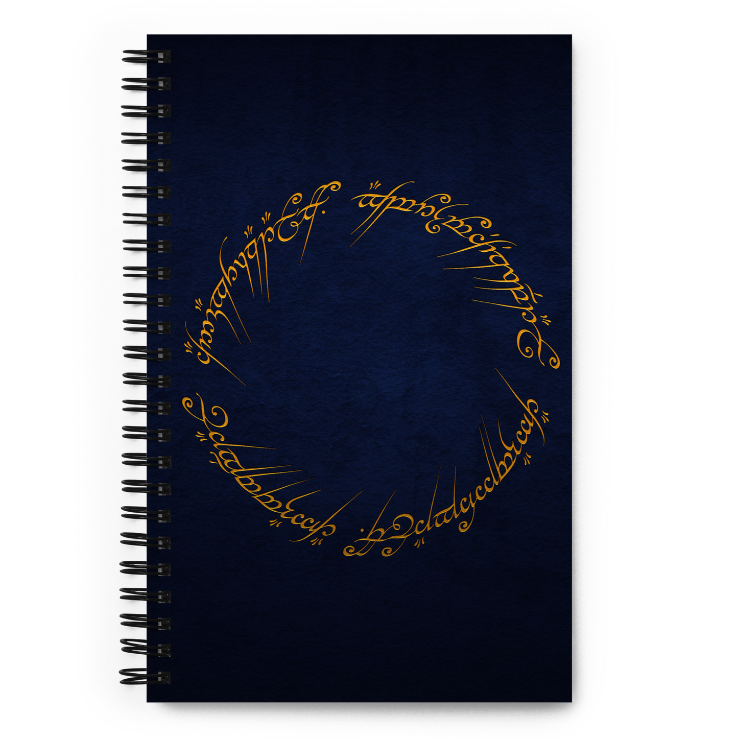 The One Ring Inscription Notebook (Blue Edition)