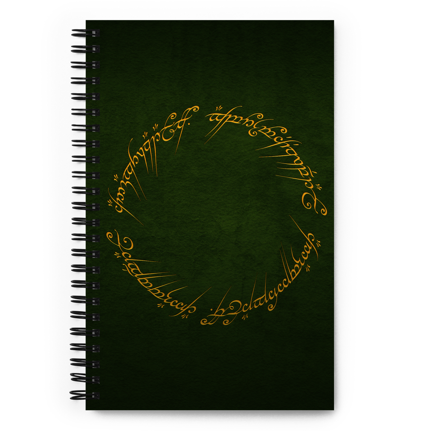 The One Ring Inscription Notebook (Green Edition)