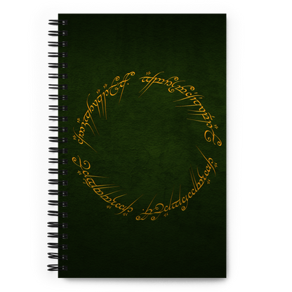 The One Ring Inscription Notebook (Green Edition)