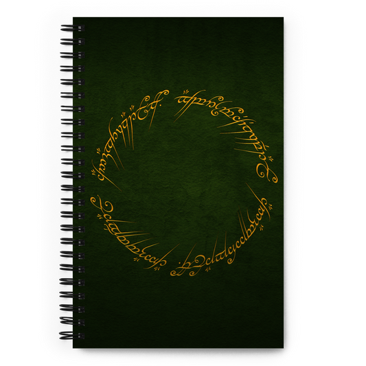The One Ring Inscription Notebook (Green Edition)