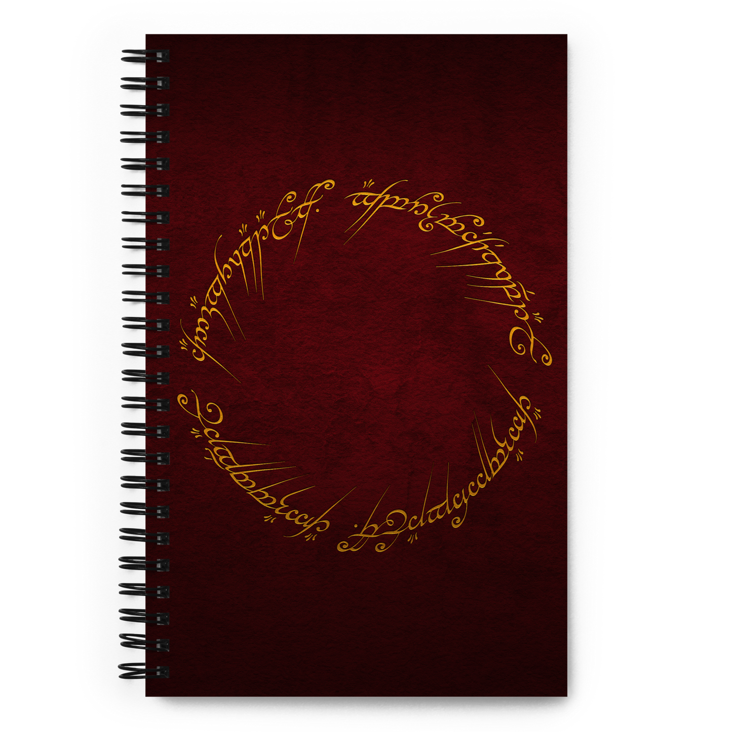 The One Ring Inscription Notebook (Red Edition)