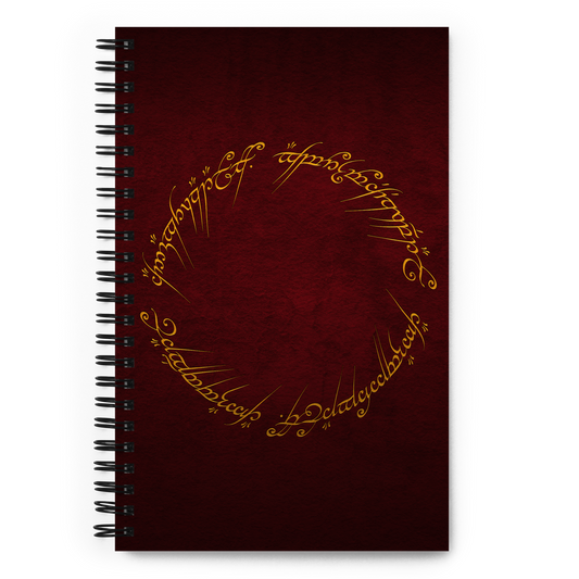 The One Ring Inscription Notebook (Red Edition)