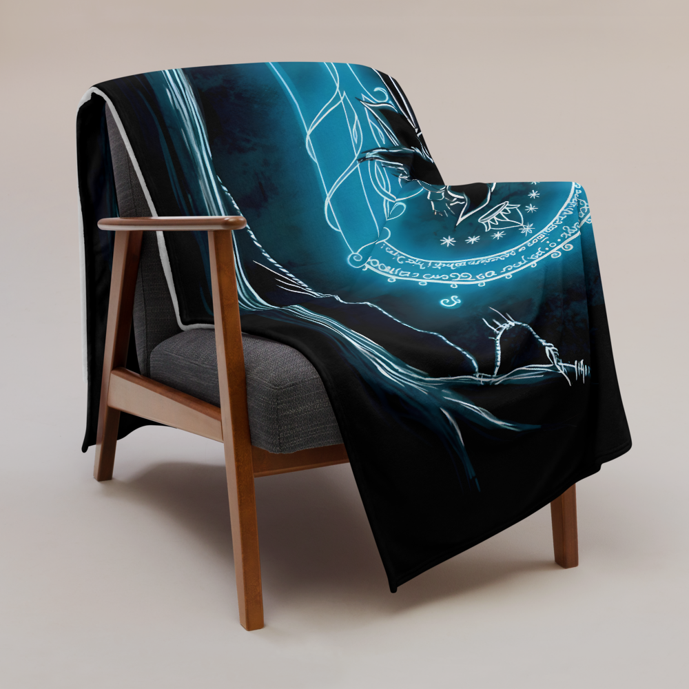 Gates of Moria Throw Blanket