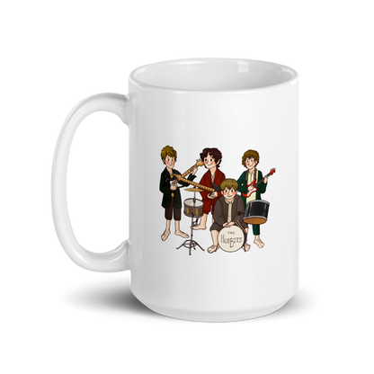 "The Hobbits" White Mug