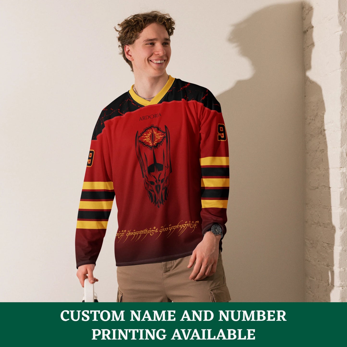 Camiseta de aficionado de hockey de Mordor